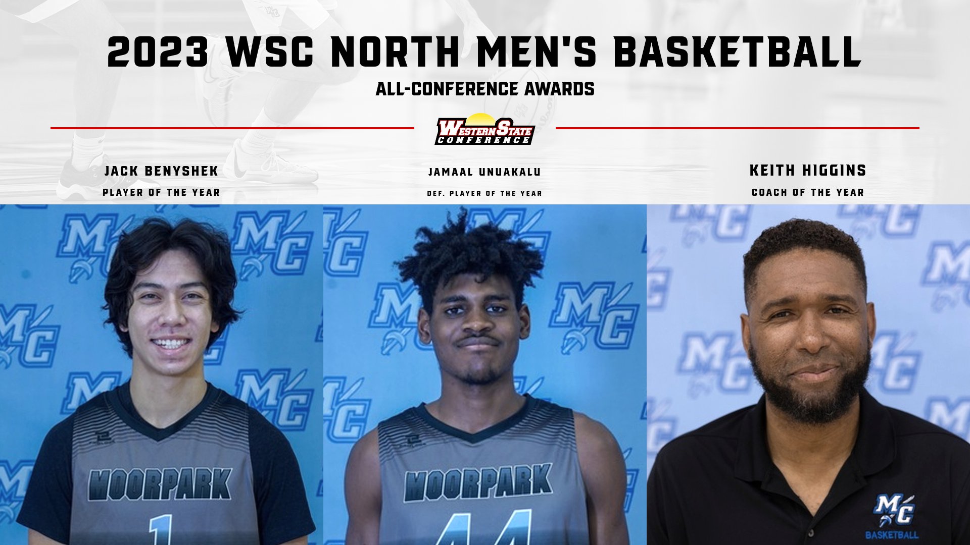 Moorpark Sweeps WSC North Superlative Awards, All-Conference Team Announced