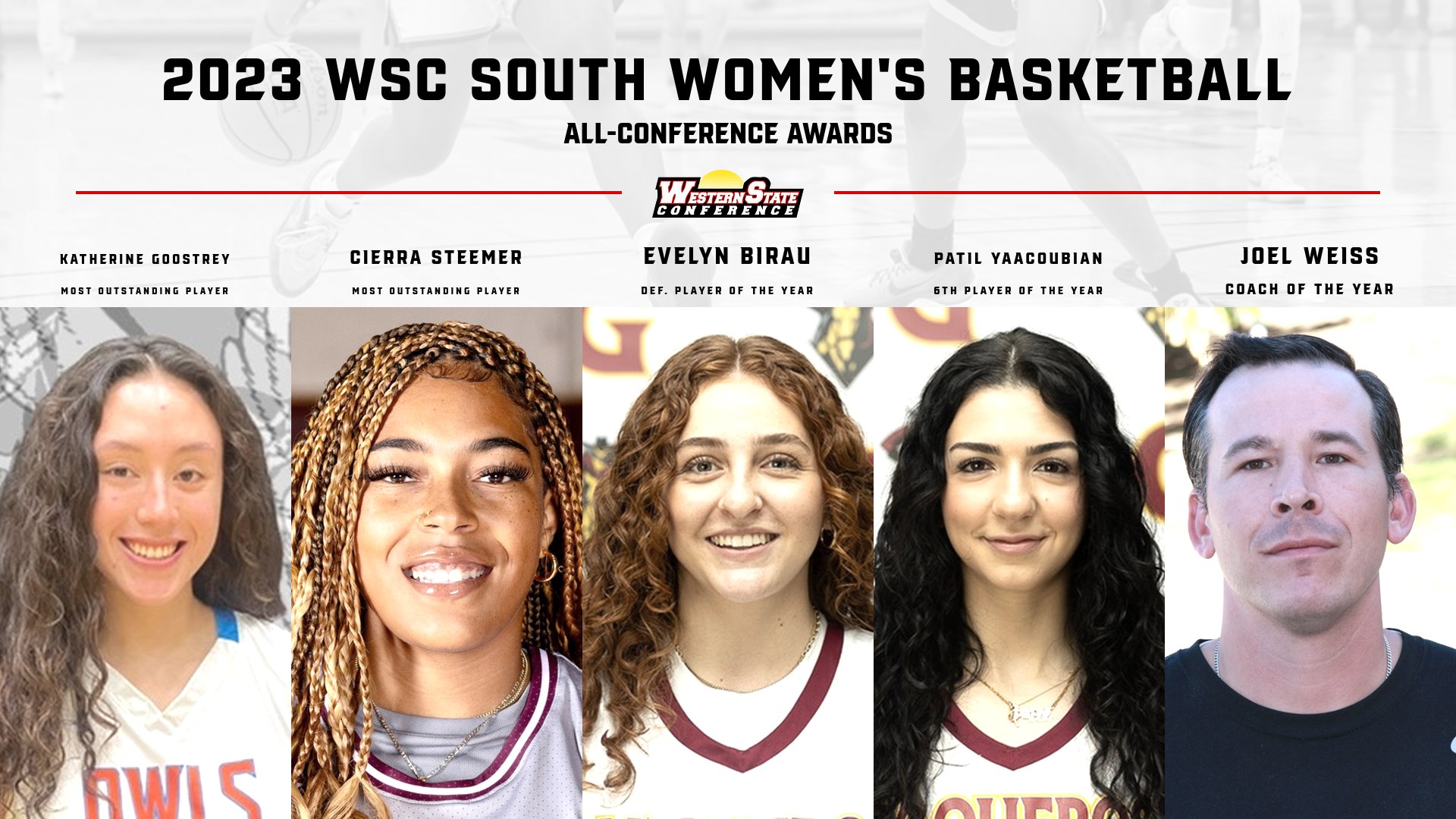WSC South All-Conference Honorees Announced, GC's Weiss Picks Up Coach of the Year