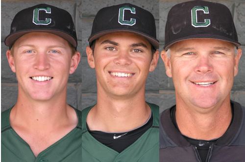 From left to right: Dustin Miller, Louis Raymond, and Bob Miller helped Cuesta Sweep the WSC North Awards. Photos Courtesy of Cuesta College Sports Information