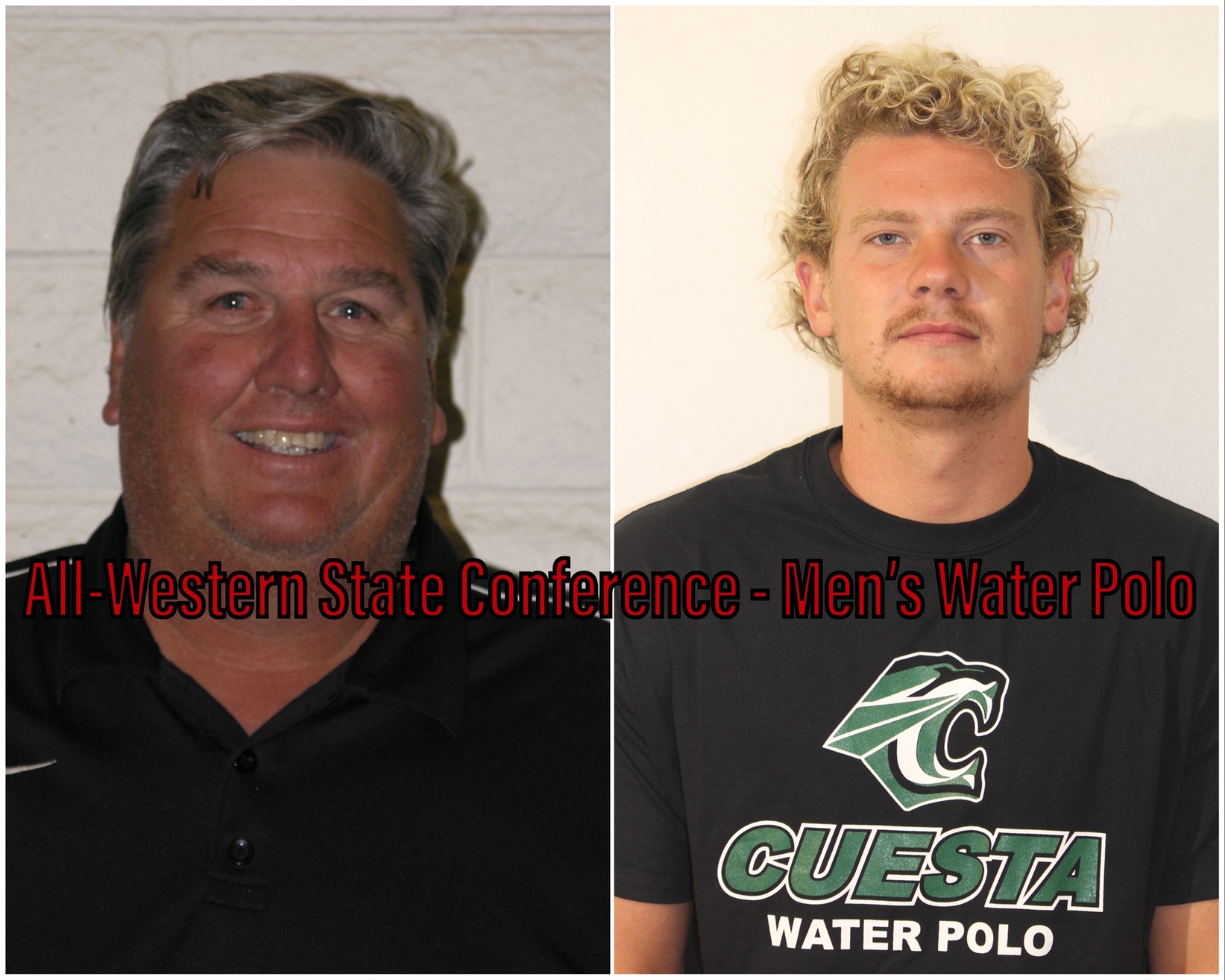 Cuesta College Head Coach John Marsh and Sophomore 2M Jack Felsted were named the Coach and Player of the year in the WSC.